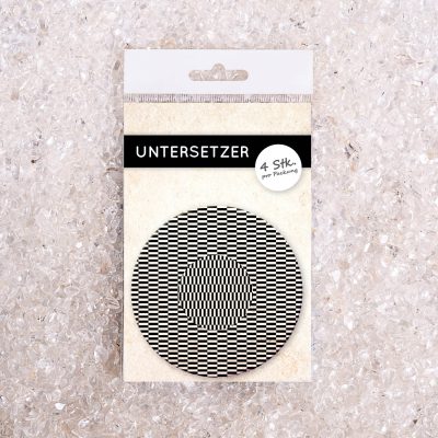 Untersetzer Set Visual Rechtecke Punkt d95mm 4Stück / Packung