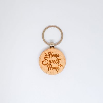 Schlüsselanhänger Buche "Home Sweet Home"