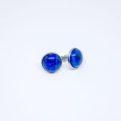 Ohrstecker Edelstein Cabochon Lapislazuli